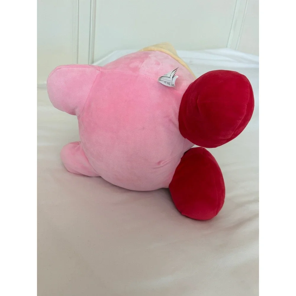 Nintendo Kirby Sleep Plush Pink Character Blue Nightcap Stuffed Toy 12 Inch